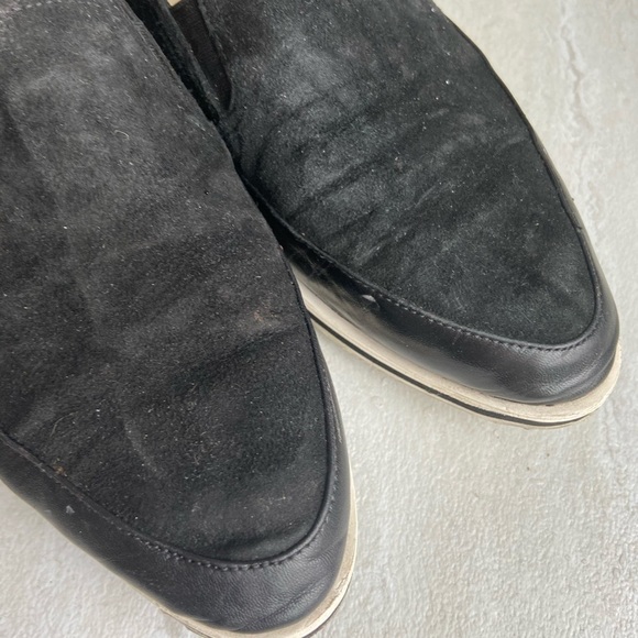 ** Karen Millen 37 6 black suede platform sneakers - Picture 6 of 8